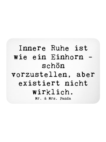 Mr. & Mrs. Panda haftmagnet Spruch Innere Ruhe mit Spruch in Weiß