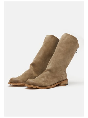 Felmini Wide Fit Stiefel GREDO in Braun/Grau