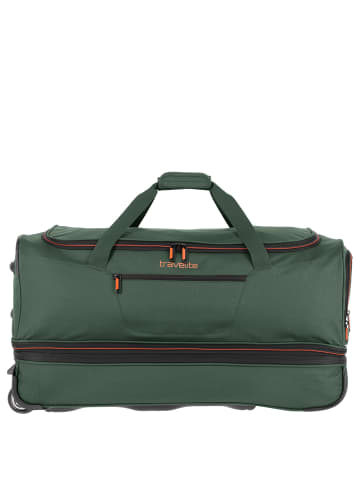 travelite Basics - Rollenreisetasche 98L 70 cm in dunkelgrün
