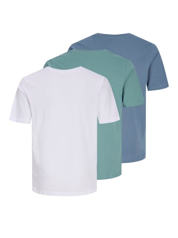 JACK & JONES Junior 3er-Pack T-shirt in Blue Mirage