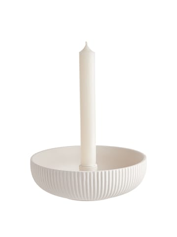 Butlers Stabkerzenhalter CANDLE BOWL in Beige