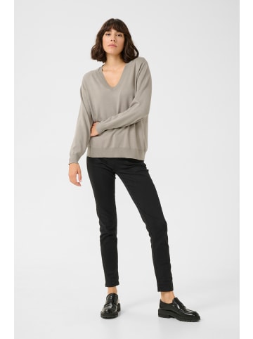 Kaffe Strickpullover KAlizza Regular fit in Elephant Skin