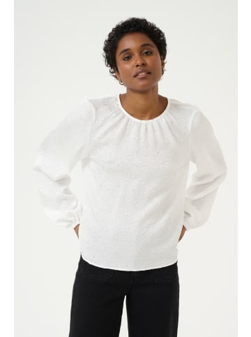 Kaffe Langarm-Bluse KAlauren Regular fit in Chalk CC