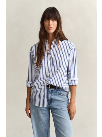 Gant Bluse in blau weiß