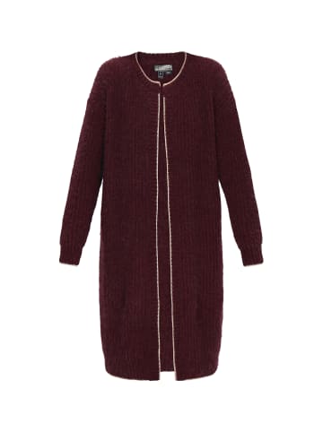 DreiMaster Women Cardigan in burgundy