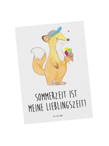 Mr. & Mrs. Panda Wanddeko Sommer Freude mit Spruch in Weiß