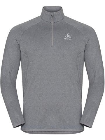Odlo Longsleeve "Mid Layer 1/2 Zip Berra Light" in Grau