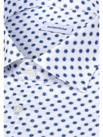 Seidensticker Business Hemd Shaped in Mittelblau