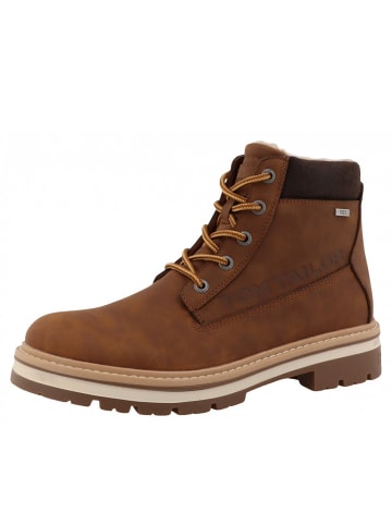 Tom Tailor Schnürstiefel  in Braun