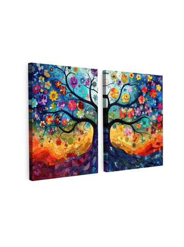 OnlyWow Leinwandbild 2er Set