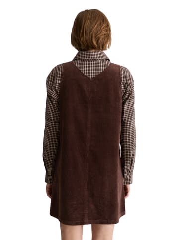 Marc O'Polo DENIM Ärmelloses Cordkleid A-Shape in Espresso Brown