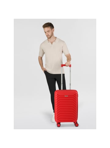 benzi 5820 4 Rollen Kabinentrolley 55 cm in rot