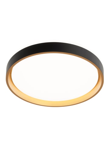 näve LED Deckenleuchte "TUNIS" in schwarz-gold - EEK B