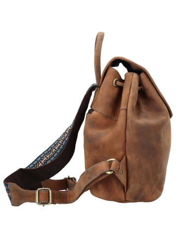 Greenburry Vintage Santana City Rucksack Leder 30 cm in brown