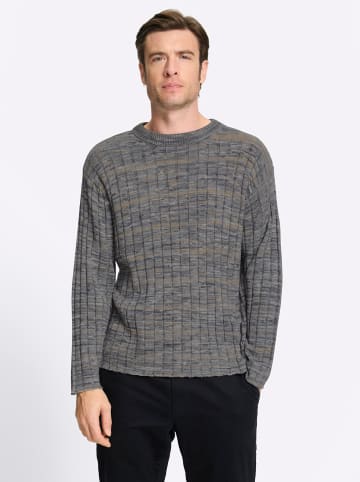 WITT WEIDEN Pullover in steingrau-camel-meliert