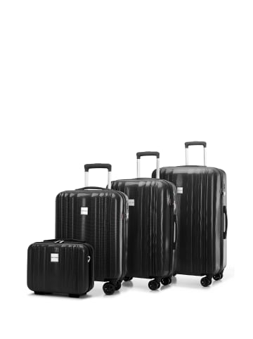 Wittchen SUITCASE SET WITH A COSMETIC BAG in Black