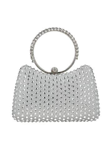 faina Women Handbag in Silver