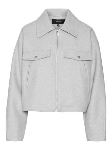 Vero Moda Jacke in Light Grey Melange