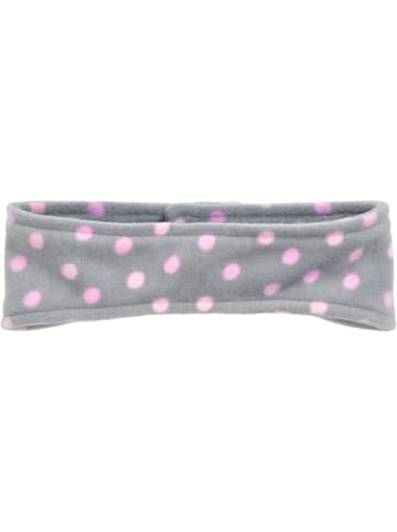 Playshoes Fleece-Stirnband Punkte in Grau