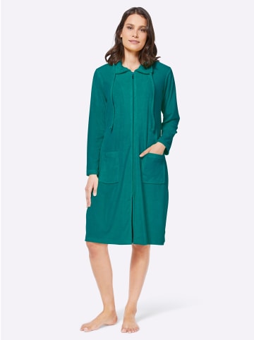 Plantin Bademantel in smaragd