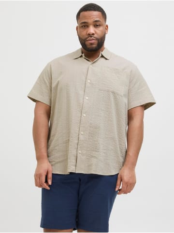 JACK & JONES PLUS Hemd in Silver Lining