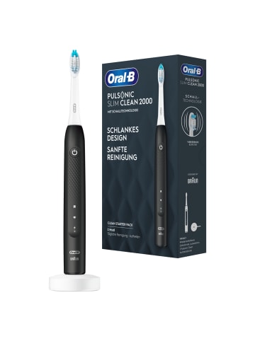 Oral-B Elektrische Zahnbürste "Pulsonic Slim Clean" in Schwarz