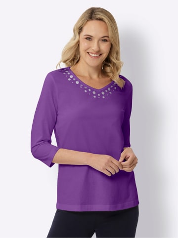 Sieh an! 3/4-Arm-Shirt in lila