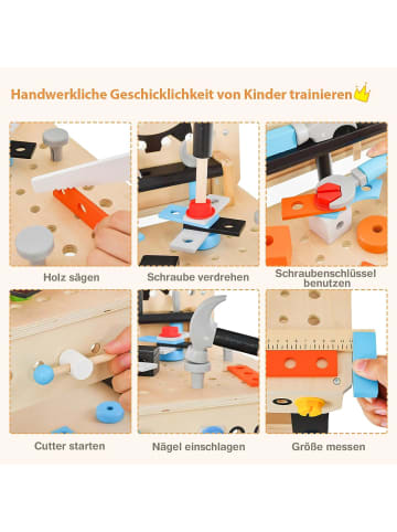 COSTWAY Werkzeugbank in Bunt