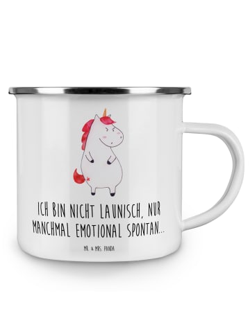 Mr. & Mrs. Panda Campingtasse Emotionen ausdrücken mit Spruch in Weiß