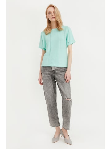 Finn Flare Rundhals-Shirt Basic in light green