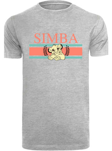 F4NT4STIC T-Shirt Disney König der Löwen Simba Stripes in grau meliert