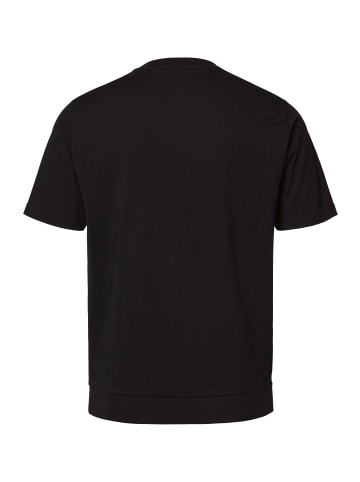 Men Plus Kurzarm T-Shirt in schwarz