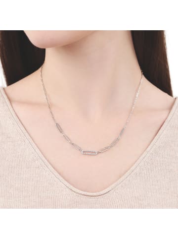 Tom Tailor Collier Silber 925, rhodiniert in silber