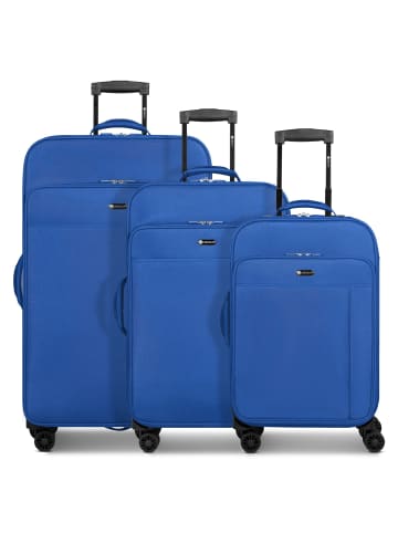 Check.In Sevilla 2.0 4 Rollen Kofferset 3-teilig in blue