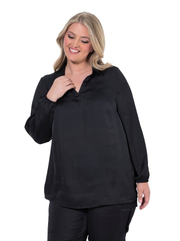 MIAMODA Bluse in schwarz