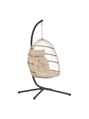 ebuy24 Hängestuhl Petra Grau 117 x 107 cm