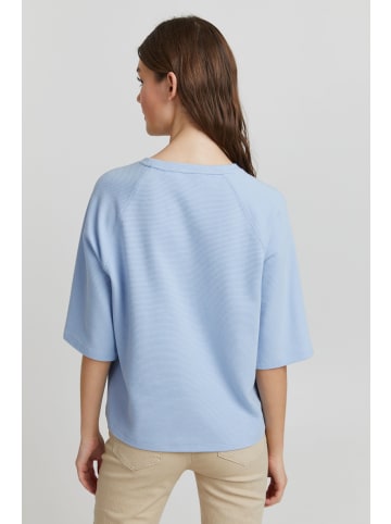 Oxmo Rundhalspullover OXJonne in Blau