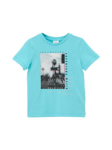 s.Oliver T-Shirt kurzarm in Türkis