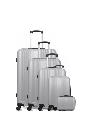 Hero 5 tlg. Kofferset LIPARI-U in HeLgrau (95L/64L/37L/26L/9L)