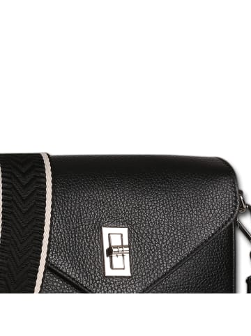 Toscanto Leder Umhängetasche Toscanto Tasche schwarz ca. 22cm