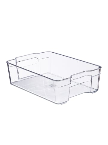 relaxdays 2 x Kühlschrank Organizer in Transparent
