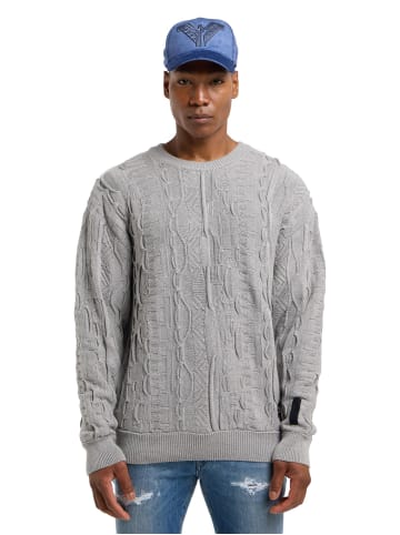 Carlo Colucci Strickpullover Dima in Grau