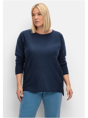sheego Pullover in marine
