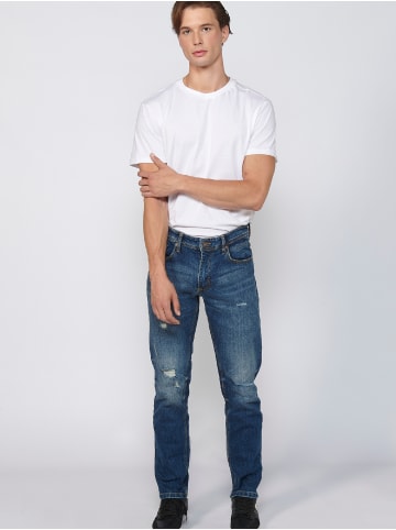 KOROSHI Jeans Stretch Regular Fit in blau