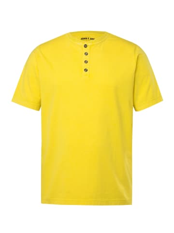 John F. Gee Kurzarm T-Shirt in limonengelb