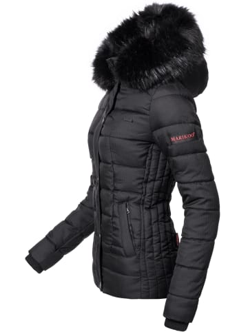 Marikoo Winterjacke Unique in Schwarz