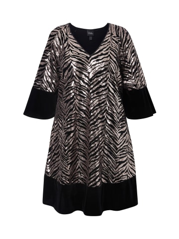 Ulla Popken Midikleid in schwarz