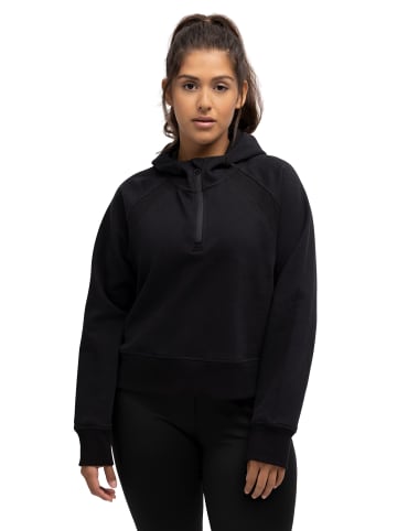 Ulla Popken Sweatjacke in schwarz