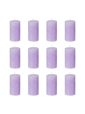 Butlers Stumpenkerze RUSTIC 12er-Set in Violett