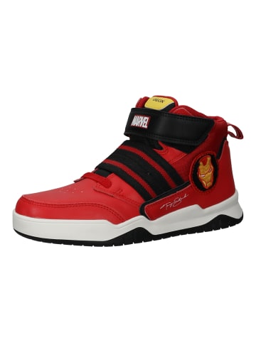 Geox Sneaker in Rot/Schwarz